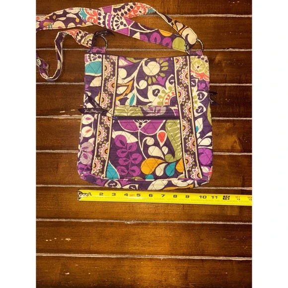 Vera Bradley Crossbody Bag Floral Quilted Purse Multi-Color Travel Everyday - Picture 7 of 8